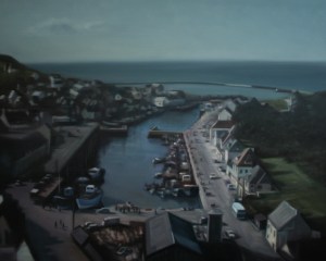 Ouistreham, olie op doek